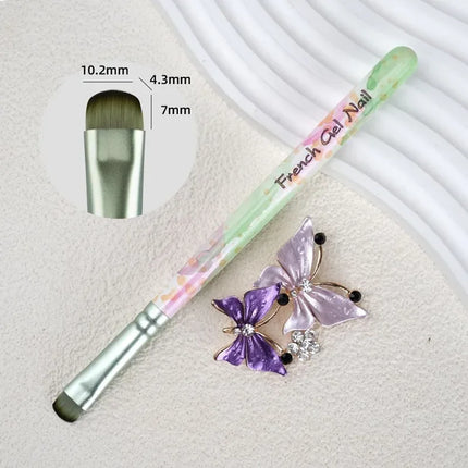 8 Styles Multi Color Gel Nail Art Brushes Professional Painting Tools For Gel Nail Extension Acrylic Nails Builder Nail Accessories 2027