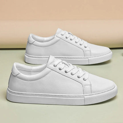 Luxury Brand Men's Sneakers Genuine Leather Casual Shoes Leisure Walk Men Shoes All-match Outdoor Skateboard Footwear For Male