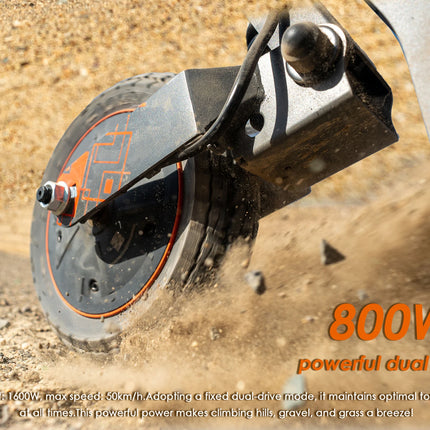 Monopattino elettrico KUKIRIN G2 Ultra All-terrain con motore 800*2W, batteria 48V18Ah, pneumatici da 10 pollici, ideale per la città.