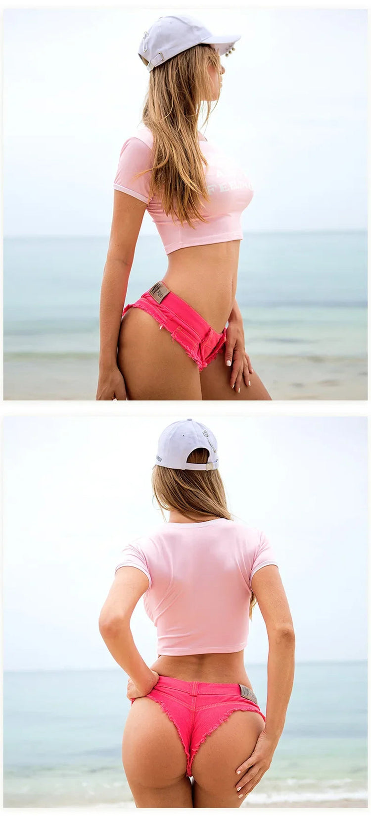 Women's Denim Shorts StreetWear Y2k Low Waisted Denim Beach Bikini Retro Super Shorts Nightclub Bar Pole Dance Clotheshot Summer PlatiNum