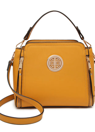 Borsa da donna multifunzionale elegante Kono realizzata in pelle PU, tracolla regolabile, scomparti multipli, può essere utilizzata come borsa a mano e borsa a tracolla