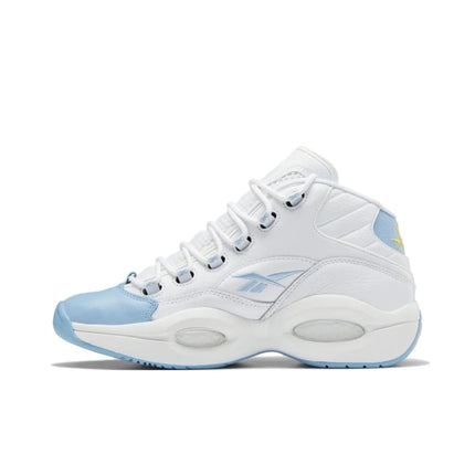 Reebok Question Vintage Basketball Shoes Unisex Mid Top White/Blue
