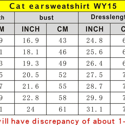 GF Anna Pepe Vera Baddie Tour Hoodie Cat Ears Hooded Sweatshirts Long Sleeve Crop Top Women Fashion Clothes