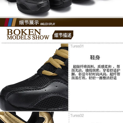 New Soft Outsole Breath Dance Shoes Women Sports Feature Dance Sneakers Jazz Hip Hop Shoes Woman Dancing Shoes Ladies Sneakers