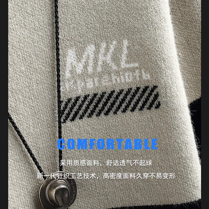 Fashion Sweater For Men Pullovers Men's Clothing Knit Men's Sweat-shirt Autumn Casual Hombre Warm Solid Spring Male Streetwear