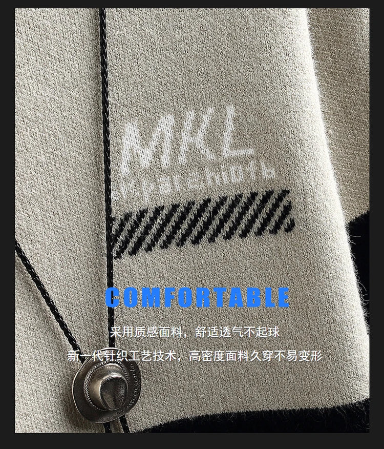 Fashion Sweater For Men Pullovers Men's Clothing Knit Men's Sweat-shirt Autumn Casual Hombre Warm Solid Spring Male Streetwear