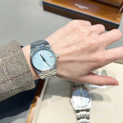 Orologio da Polso Serie PRX con Cinturino in Acciaio, Modello Super Player, per Uomo e Donna, con Calendario, Stile Semplice e alla Moda, Regalo di Compleanno, Idea Regalo per Lui e per Lei