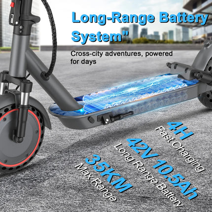 Nuovo Monopattino Elettrico AOVOPRO 500W TX01 / VP10 2026, Ruote da 8.5/10 Pollici, Batteria ad Alta Capacità 42V10.5Ah, 35 km/h, Autonomia 35 km, E-Scooter Smart per Pendolari con Ammortizzazione