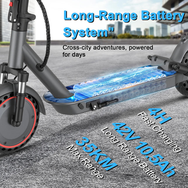 Nuovo Monopattino Elettrico AOVOPRO 500W TX01 / VP10 2026, Ruote da 8.5/10 Pollici, Batteria ad Alta Capacità 42V10.5Ah, 35 km/h, Autonomia 35 km, E-Scooter Smart per Pendolari con Ammortizzazione