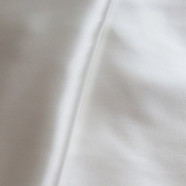 1 Meter DIY Sewing Supplies 100% Pure Silk Nature White Satin Shinny White Scarf Fabri