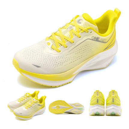 ONEMIX Scarpe da corsa da jogging per uomo Scarpe da ginnastica da esterno super leggere Scarpe da passeggio antiscivolo con ascensore Donna PlatiNum