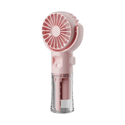 Ventilatore portatile per nebulizzazione d'acqua Mini ventilatore portatile ricarica USB 4 velocità ventole Spray per collo appese piccolo ventilatore portatile portatile portatile