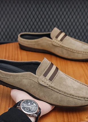 Mocassino 2026 ‌   Scarpe da uomo leggere estive, modello mocassino, slip-on traspiranti casual con mezza soletta, per uomo