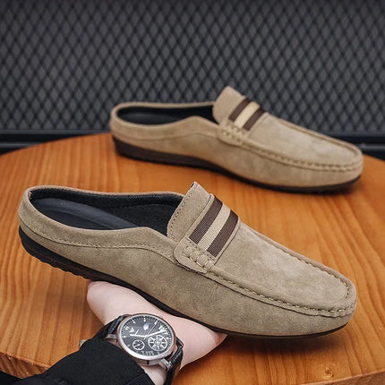 Mocassino 2026 ‌   Scarpe da uomo leggere estive, modello mocassino, slip-on traspiranti casual con mezza soletta, per uomo