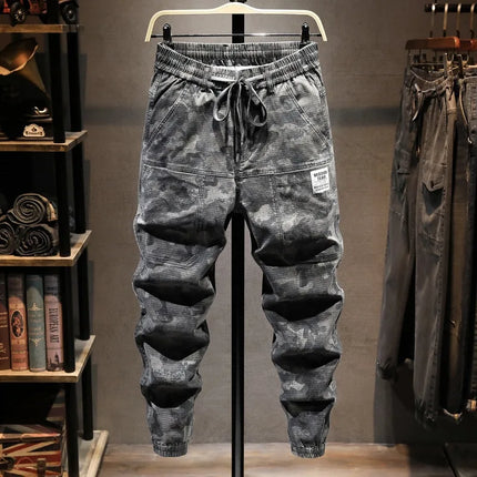 Camouflage Military Jogger Pants Men 2025 Pure Cotton Men's Spring Autumn Multi-pocket Function Cargo Pant Streetwear Trousers