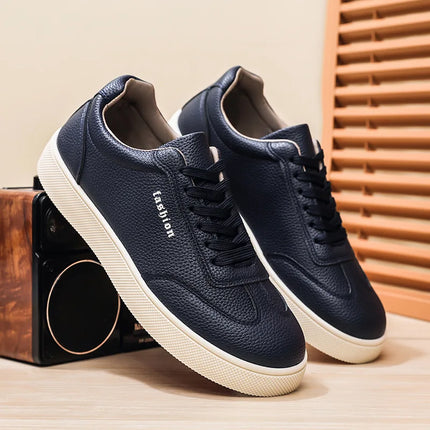Casual Shoes Loafers British Leather Sneakers Flats Shoes Classic Men Leather Shoes Spring Summer New Trendy Designer Loafers