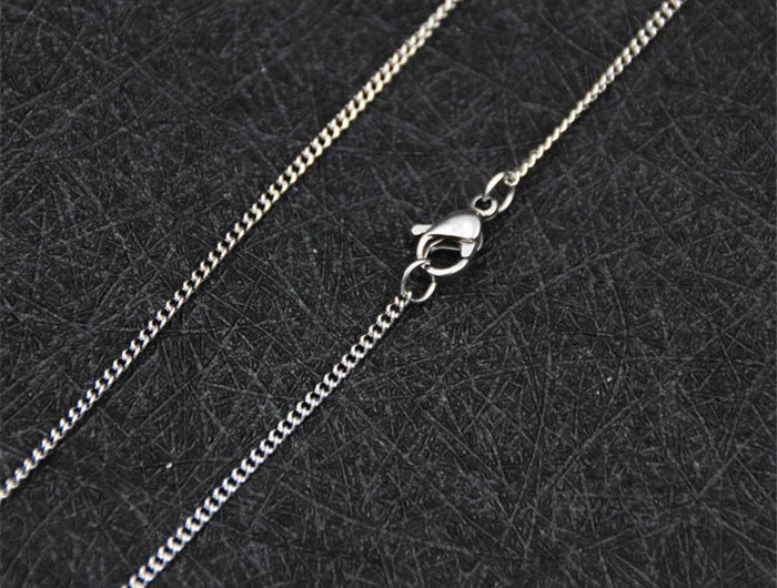 Wholesale 925 sterling silver 2MM 16-30Inches Side Chain Necklace Fit Pendant Fashion Gift For Men and Women Jewelry Accessories PlatiNum