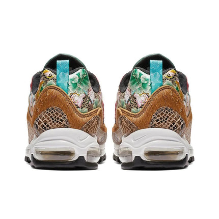 Scarpe da corsa Nike Air Max 98 unisex a profilo basso rosso/verde/marrone