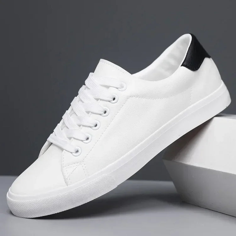 Classic Men Leather Casual Shoes High Quality Comfortable Platform Sneakers Men Flats Shoe Loafers British Jogging Shoe Hot Sale