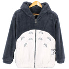 Anime Cartoon Cute Cosplay Kawaii Hooded Sweatshirt With Ears Harajuku Coral Fleece Sweatshirt Couple Sports Warm Hoodie