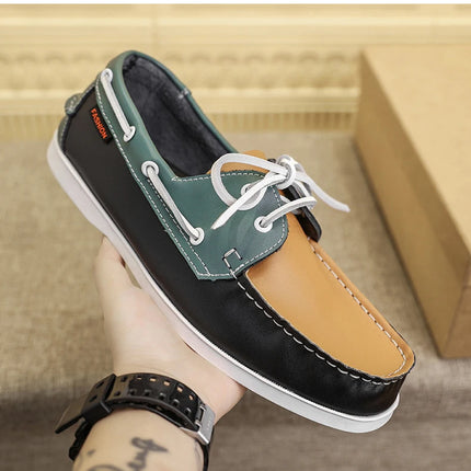 Moda uomo scarpe da barca scarpe da ponte Casual in pelle 2023 mocassini primavera autunno Designer di marca di lusso antiscivolo vendita calda