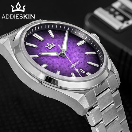 ADDIESKIN K014 Men's Automatic Mechanical Watch ST2130 ETA 2824 Compatible Size Cameo Shell Dial Sapphire Crystal 200M Water