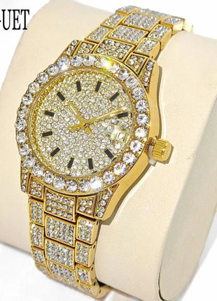 Orologio da Donna UNIGUET di Lusso alla Moda, Elegante Quadrante Piccolo con Diamanti Rosa, Mini Orologio da Polso al Quarzo Bling-Bling da Donna, Regalo platinumshop