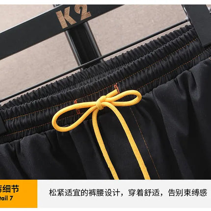 Casual Two-Piece Men's Sets 2026 Spring Autumn Loose Coats & Pant Tracksuits Outdoor Windproof Hooded Jacket And Jogger Clothing