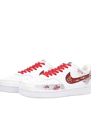 Nike Court Vision 1 Serpent Rabbit Chasing Cloud Leggero Traspirante Modello Basso DH2987-101（Team646-）