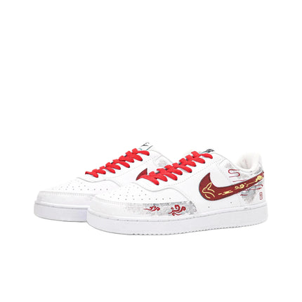Nike Court Vision 1 Serpent Rabbit Chasing Cloud Leggero Traspirante Modello Basso DH2987-101（Team646-）