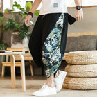Men's Summer Beach Shorts, New Hawaiian Print, Comfortable Breathable Cotton Three-Quarter Pants, Men's Casual Fashion