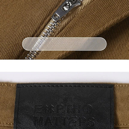 Men Straight Fit Jeans Autumn Elastic Soft Comfortable Solid Color Denim Pants Classic Fashion Casual Long Trousers Daily Wear