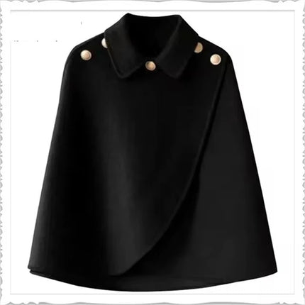 Women's Woolen Shaw Coat 2025 Autumn Winter Korean Version Short Ladies Jacket Temperament Elegant Femme Woolen Outerwear