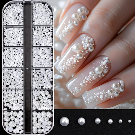Ocean Starfish Shell Nail Charms Golden Silver Metal Nail Art Decoration 3D Nail Rivet Metallic Slice DIY Manicure Nail PartsY2K