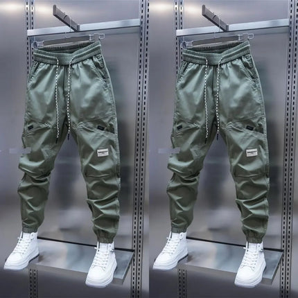 2025 New Men Joggers Autumn Sweatpants Spring Drawstring Casual Pants Workout Running Cotton Sports Trousers Men Clothing