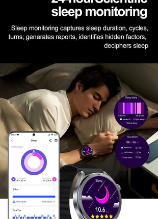 Nuovo Smartwatch 2026 per Analisi del Grasso Corporeo, ECG+PPG, Acido Urico, Pressione Sanguigna, Ossigeno nel Sangue, Orologio con Chiamate per Uomini e Donne platinumshop