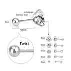 twist arrière 184S / taille 4mm