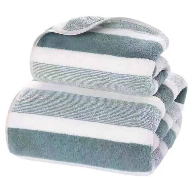 Coral fleece towels Thick bath towel Strong water absorption Quick-drying Non-shedding Durable Suitable for families Beaches
