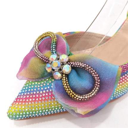 Ultimi Sandali da Donna di Lusso con Diamanti e Cristalli, Tacchi Alti alla Moda, Eleganti Scarpe Italiane da Donna per Feste
