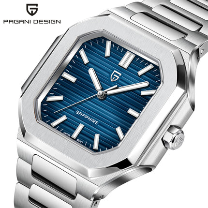 PDYS019 PAGANI DESIGN Orologi da polso al quarzo da uomo TMI VH31 37MM 10Bar Impermeabile 316L Acciaio inossidabile di lusso Zaffiro