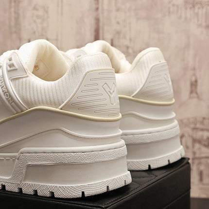 New Men White Red Breathable Pattern All Match Brand Shoes Causal Flats Loafers Sports Walking Sneakers Zapatos Hombre