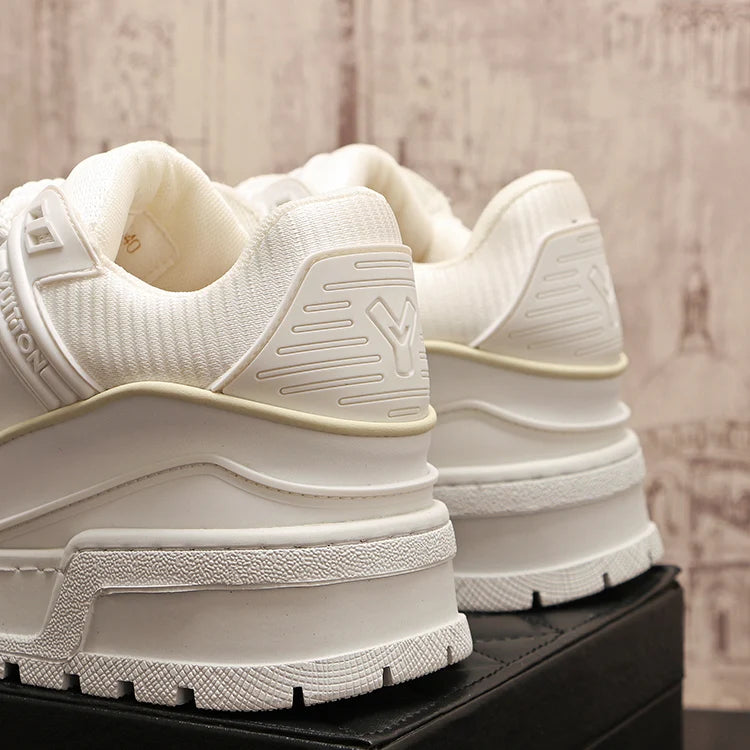 New Men White Red Breathable Pattern All Match Brand Shoes Causal Flats Loafers Sports Walking Sneakers Zapatos Hombre