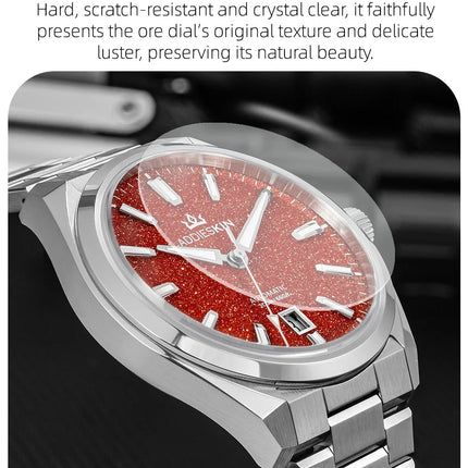 AddiesKIN Men Watch BGW9 Luminous Blue Goldstone Dial Sapphire Glass 20Bar Waterproof Japan 9015 K010 Automatic Mechanical Watch