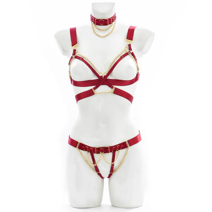 Sexy Harness Panties Body Cage Underwear Girls Hollow Adjustable Underpants Women Body Chain Summer Thin Lingerie Female Briefs