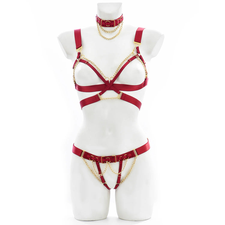 Sexy Harness Panties Body Cage Underwear Girls Hollow Adjustable Underpants Women Body Chain Summer Thin Lingerie Female Briefs