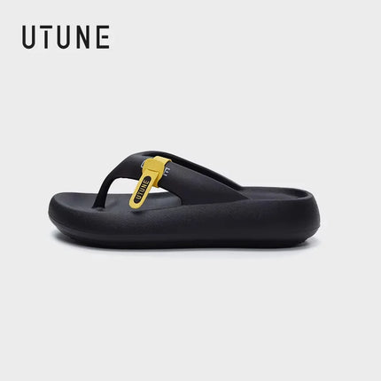 UTUNE 2026 NUOVE infradito da donna con suola spessa - sandali con plateau con altezza crescente, pantofole da spiaggia estive ammortizzate leggere