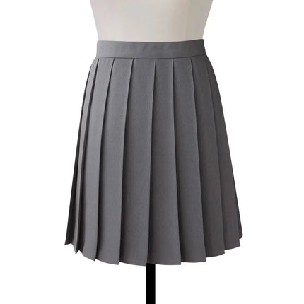 Gonna longuette a pieghe a vita alta da donna Y2k Estate al ginocchio stile preppy Harajuku Hot Street School Cosplay Casual Faldas femminili