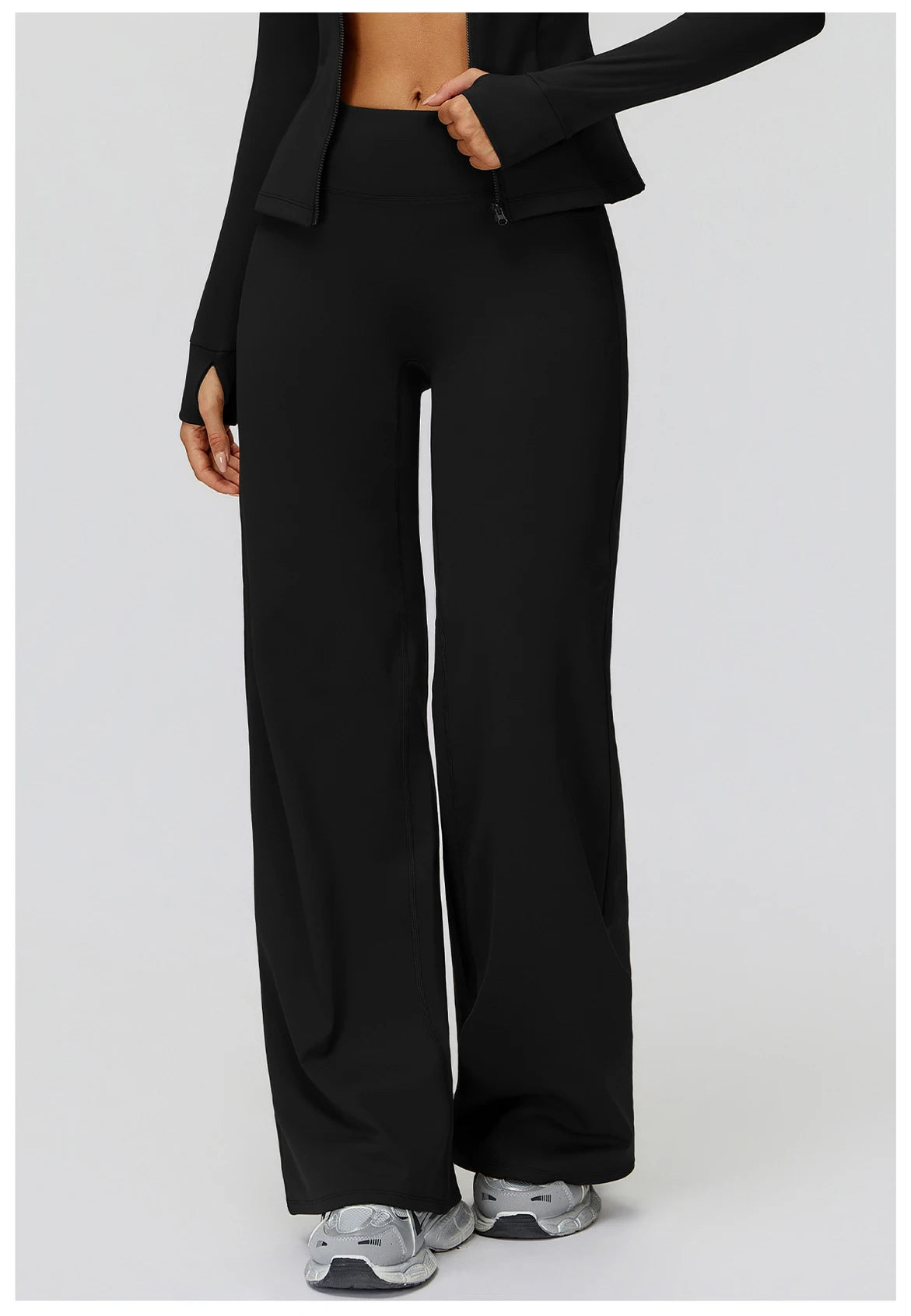 Yoga Pants High Waist Flare Leggings Women Gym Fitness Flared Trousers Breathable Wide Leg Pants Female Workout Dance Trousers