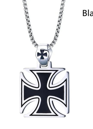 Vintage Christian Ice Crystal Jesus Head Pendant Necklace for Men and Women Cross Catholic Amulet Jewelry PlatiNum