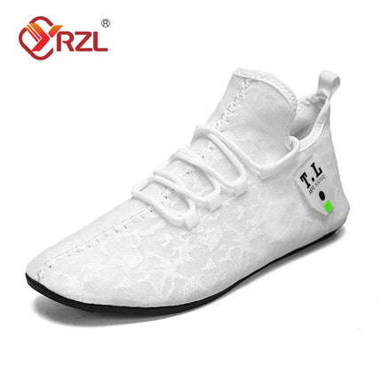 YRZL Mocassini in rete da uomo Mocassini da guida Appartamenti di alta qualità Scarpe da passeggio Mocassini casual antiscivolo traspiranti Scarpe da uomo estive
